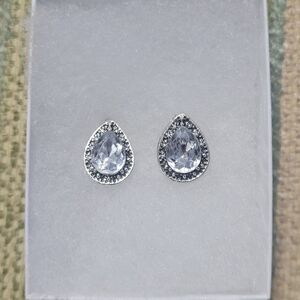 Elegant Silver Teardrop Earrings